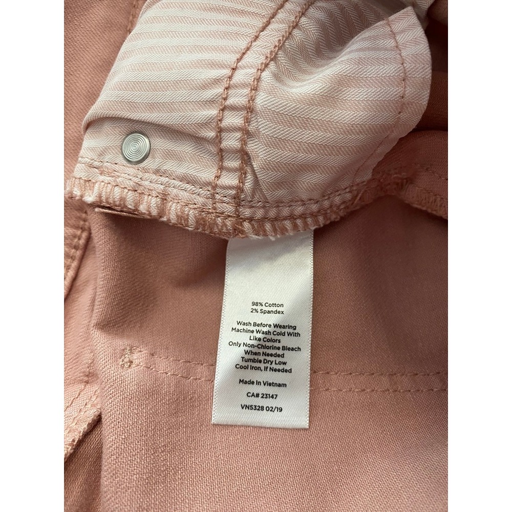 Talbots Flawless Slim Ankle Jeans in Dusty Blush Pink sz 4 NWT - Picture 8 of 8